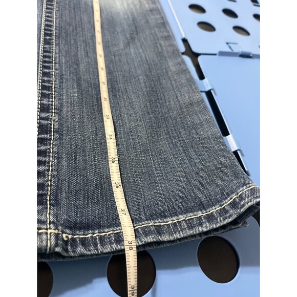 ARIAT Women Mid Rise Straight Jeans Blue size 27S (short) - Picture 11 of 13